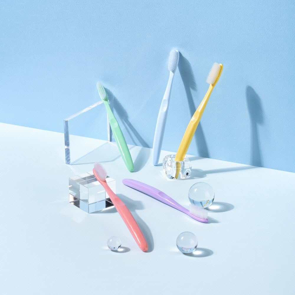 Mini Basic Toothbrush | 1.4 Inch Head with 3,200 Bristles for Deep Cleaning & Gum Care | Premium Oral Care (10 Pack)