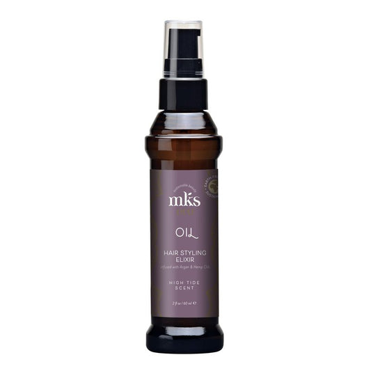 MKS eco Oil, High Tide - 2 fl oz - Hair Styling Elixir - Moroccan Argan Oil, Hemp Seed Oil - Moisturize & Nourish Hair, Control Frizz, Increase Smoothness - Vegan & Cruelty Free