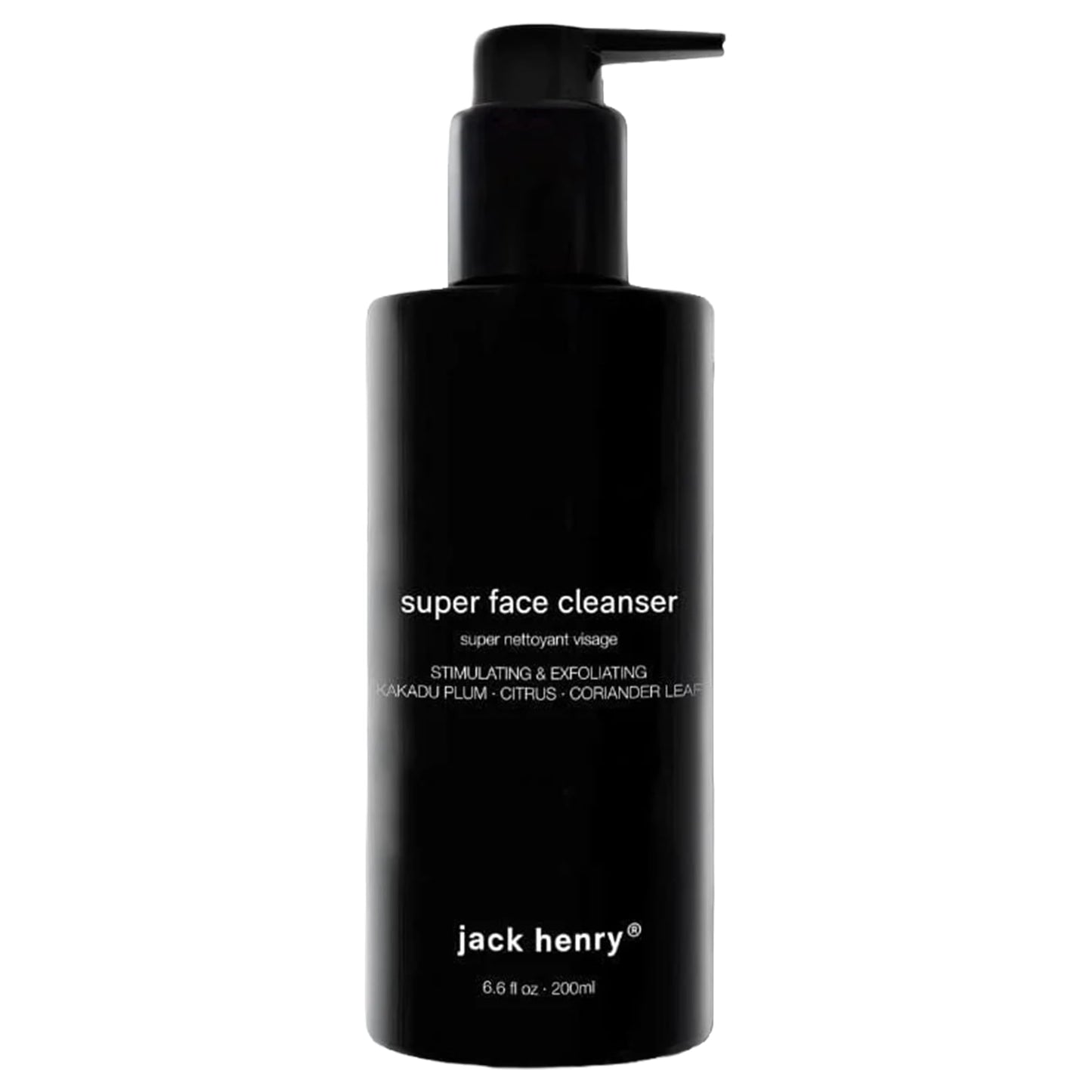 Jack Henry Hydrating Facial Cleanser (6.6 fl oz) - Kakadu Plum Face Cleanser - Coriander & Hyaluronic Acid- Luxurious Creamy Cleanse for Exfoliating Skin