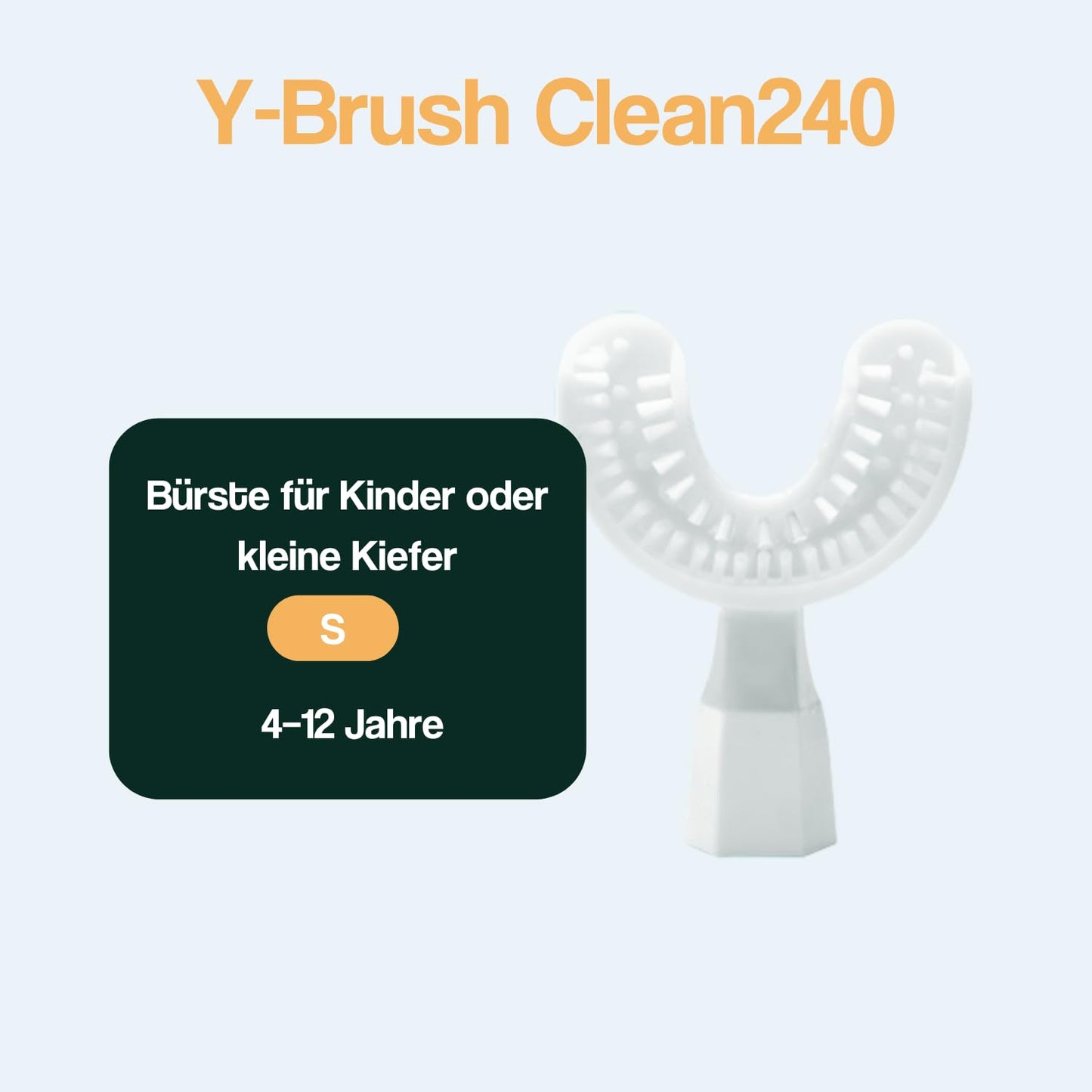 Y-Brush Clean240 S Replacement Head Kids - for Kidsbrush & Ultra