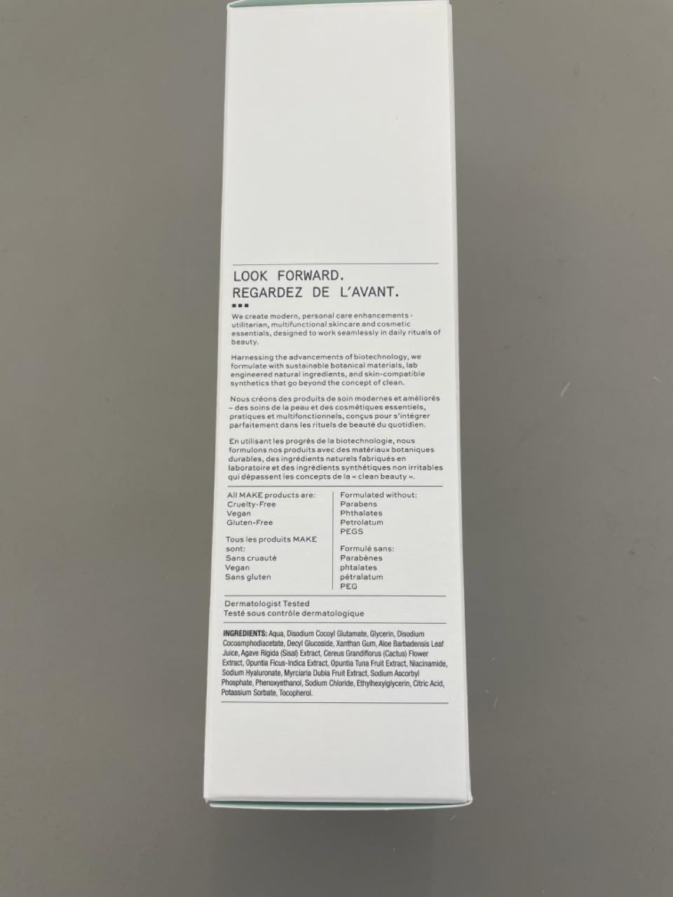 MAKE Beauty Succulent Skin Wash - Hydrating Face Wash, pH Balanced, Moisturizing Gentle Face Cleanser with Cactus Extracts and Hyaluronic Acid for All Skin types - 7.7 Fl Oz