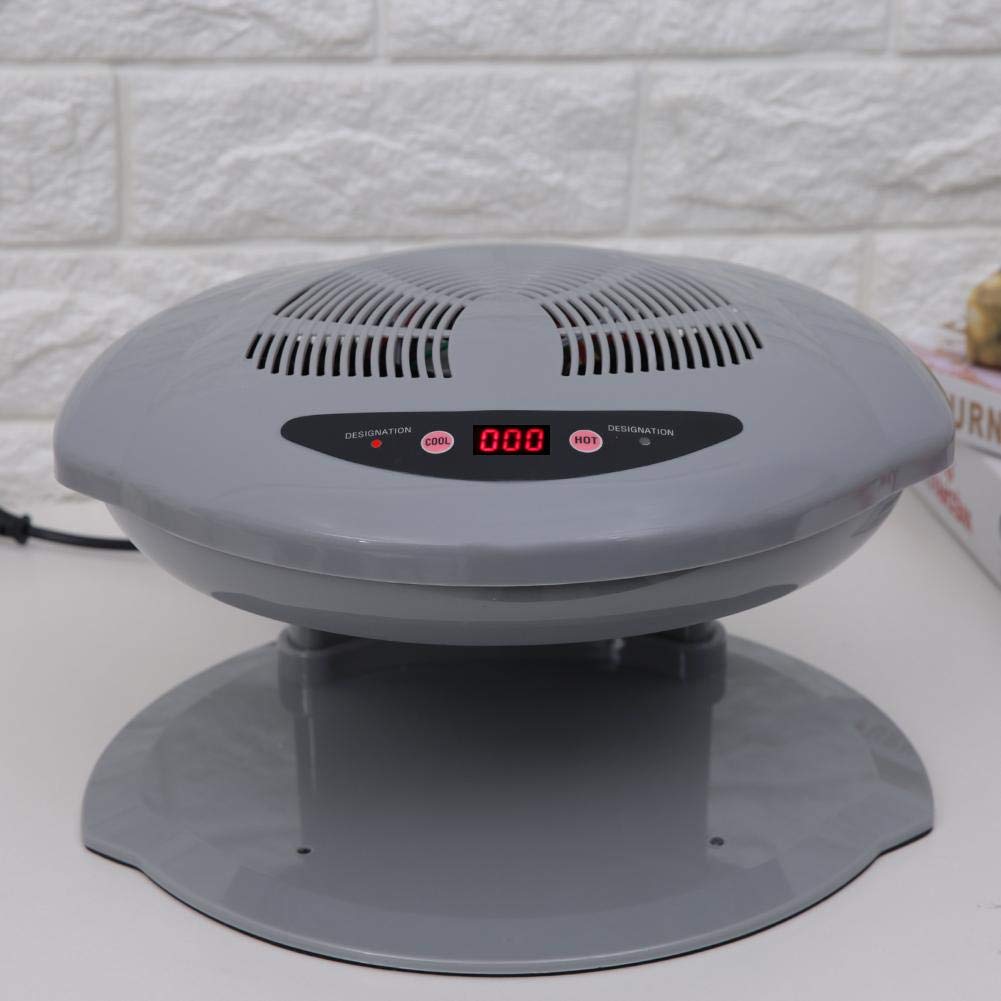 Dioche Nail Fan Dryer with Automatic Sensor Nail Polish Dryer, Nail Drying Fan for Regular Polish Nail Blow Dryer for Living Room and Home (Silver)