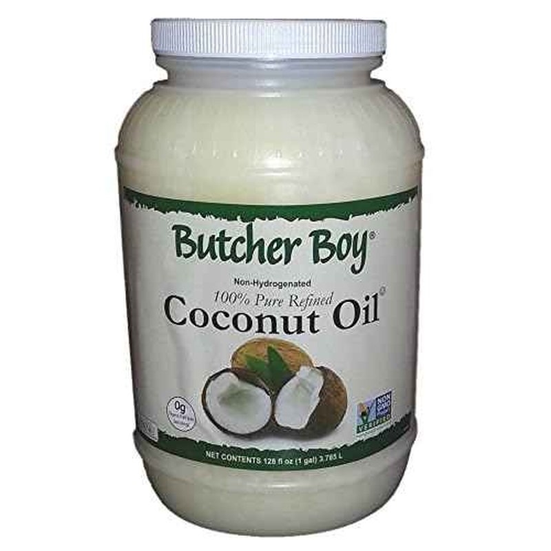 Butcher Boy 76f 100% Pure Refined Coconut Oil (128 Fluid Ounces) (1 Gallon)