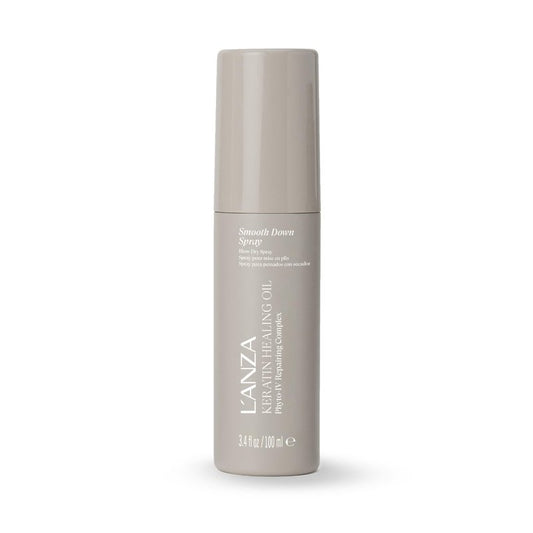L’ANZA Keratin Healing Oil Smooth Down Spray, Heat Protectant Hairspray for Blowouts, Anti-Frizz Shine Enhancer with UV Protection, Smooths Flyaways, Sulfate Free & Cruelty Free (3.4 Fl Oz)