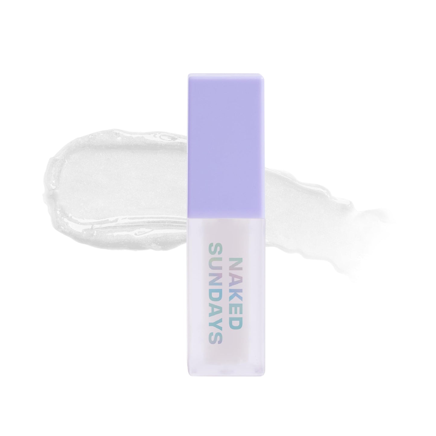 Naked Sundays SPF50 Glow & Go Lip Oil, 4.5ml – Hydrating Lightweight Lip Gloss with High Sun Protection, Non-Sticky, Vegan, Glossy & Softening Lip Care