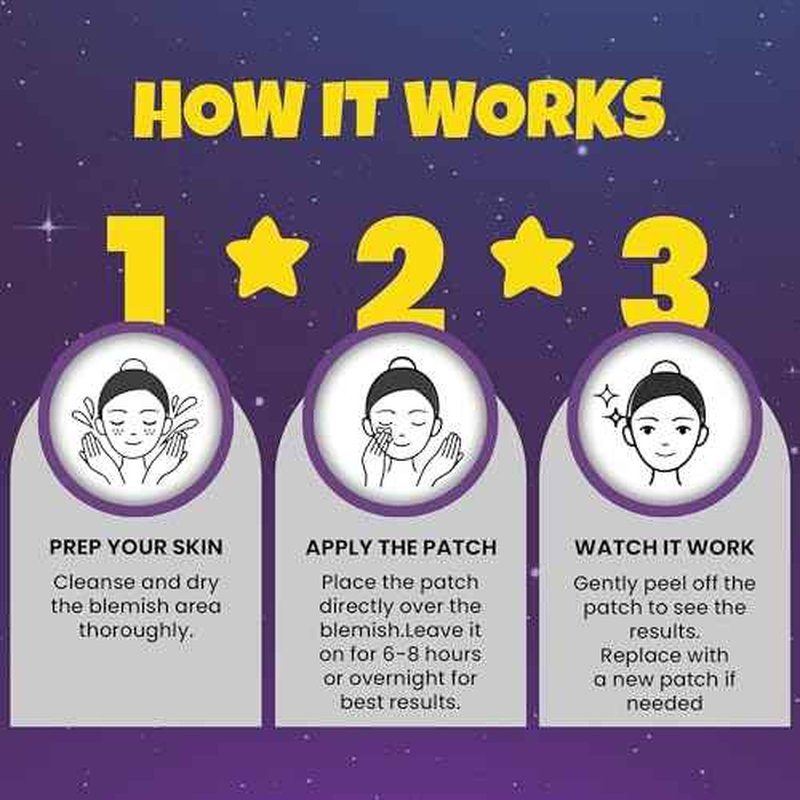 280Pcs Star Pimple Patches for Face - Pimple Patches Cute Stars - Hydrocolloid, Salicylic Acid, Tea Tree Oil, Centella - Glitter, Regular, Glow in the Dark, Translucent 7 Colors, 3 Sizes Zit Stickers