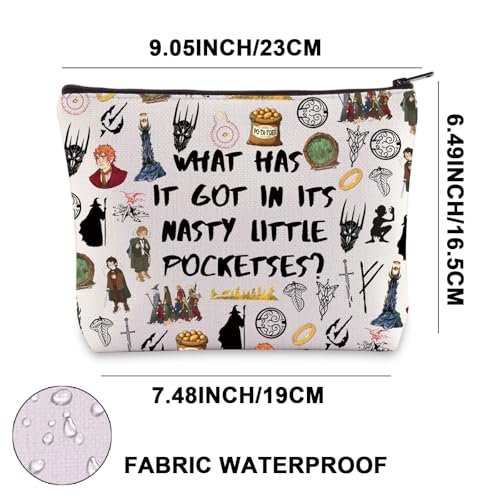 JNIAP Fantasy Movie Makeup Bag Fantasy Movie Gifts What Has It Got In Its Nasty Little Pockets Gifts Fantasy Movie Cosmetic Bag(WHAT HAS mb
