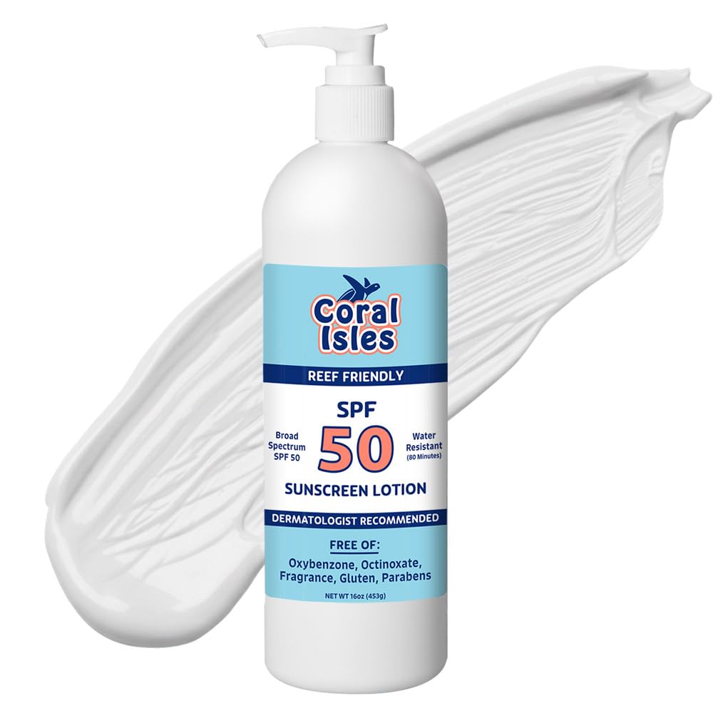 Rocky Mountain Sunscreen - Reef Safe SPF 50 Lotion - Broad Spectrum UVA/UVB Protection - Water Resistant, Hypoallergenic Sun Care - Non-Greasy Body Sunscreen Lotion - With Pump (16 Fl Oz), 1Pack