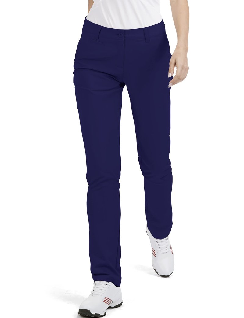 Women's Golf Pants Stretch Straight Leg Pants Quick Dry Lightweight with 5 Pockets Athletic Work Casual for Women Size 10 Navy Blue