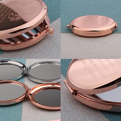 MAOFAED Bible Verse Gift, Bible Quote, Compact Mirror for Women, Christian Gift, Travel Mirror, Pocket Mirror