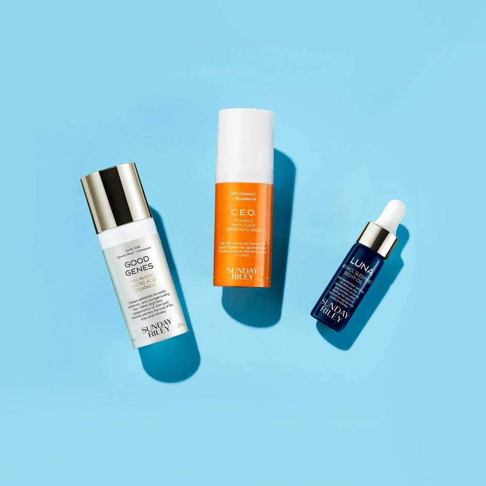 Sunday Riley Jewel Box Skincare Kit - 0.7 Fl Oz | Luxury Facial Essentials