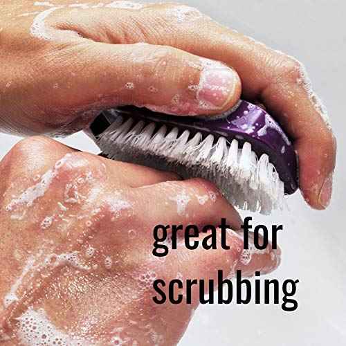 GOJO Supro Max Hand Cleaner Heavy Duty Cleaner Scrub, 2 Bottles 10 OZ each [Total of 20 Oz.] with 2 compatible Sparklen Wooden Nail Brushes