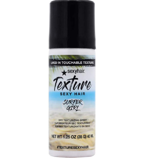 SexyHair Texture Surfer Girl Dry Texturizing Spray, 1.25 Oz | Maintains Natural Shine | Up to 24 Hour Humidity Resistance | All Hair Types