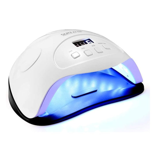 UV LED Gel Nail Lamp, 90W Nail Dryer LED Nail Light for Gel Polish-4 Timers Professional Upgraded Curing Lamp Nail Art Accessories, Dual Curing Gel Toe Nails,White