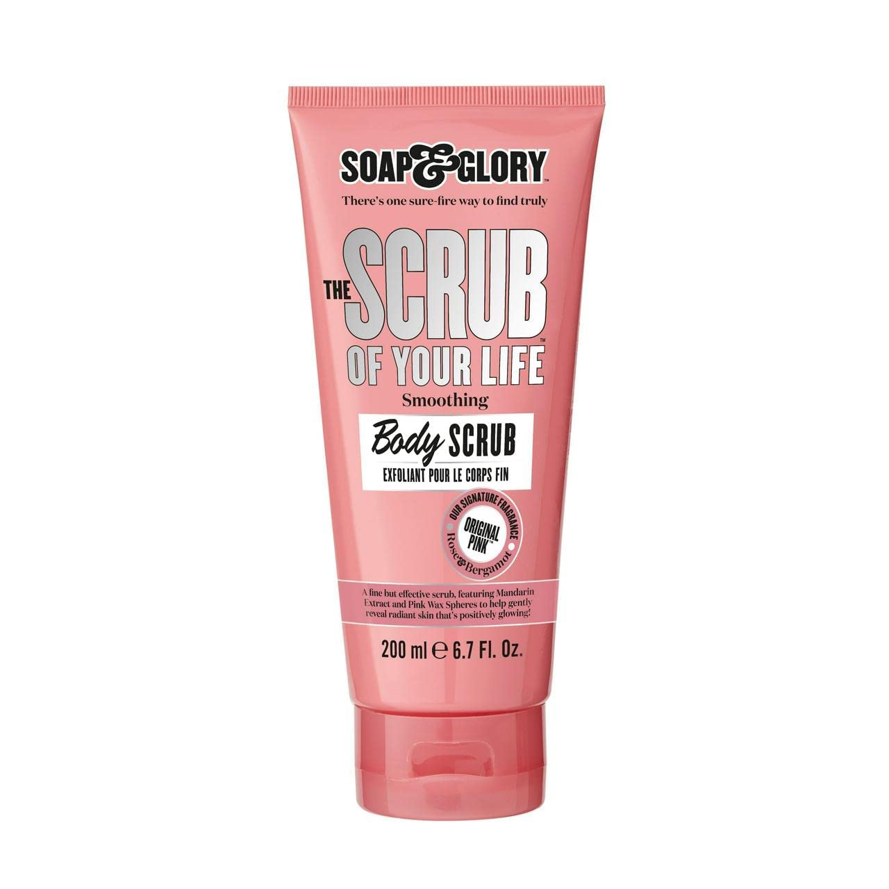 Soap & Glory Exfoliating Body Scrub - Original Pink Smoothing & Buffing Polish with Shea Butter | 200ml
