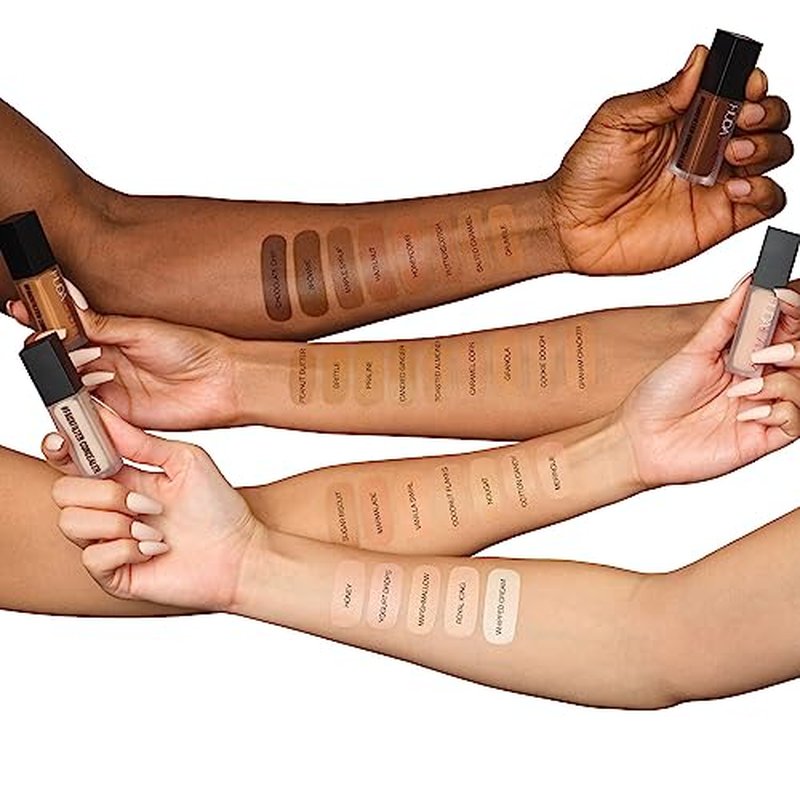HUDA BEAUTY #FauxFilter Luminous Matte Buildable Coverage Crease Proof Concealer Nougat 2.5 Golden