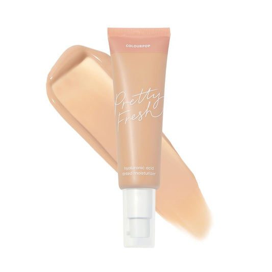 ColourPop Pretty Fresh Tinted Moisturizer - Hydrating Skin Tint with Lightweight Coverage - Formulated with Hyaluronic Acid & Coconut Water for Healthy-Looking Skin - Light 8N (1.45 oz)