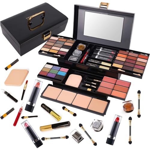 58 Color Professional Makeup pallet, Makeup Kit for Women Full Kit,All In One Makeup Set,Makeup Gift Set for Women&Girls&Teen (331N)