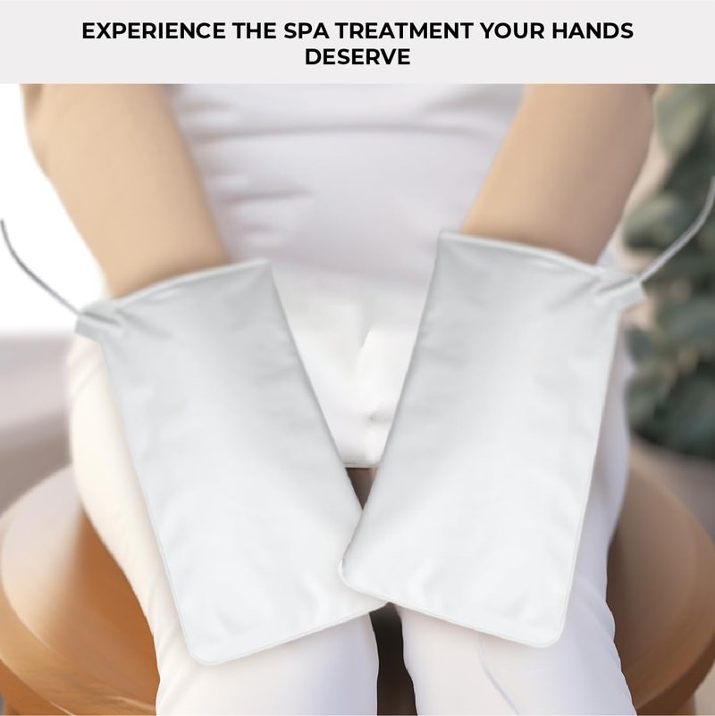 Premium Heated Mitts - Electric Thermal Moisturizing Hand Warmers for Spa Treatments | Dual Temperature Settings, 1 Pair