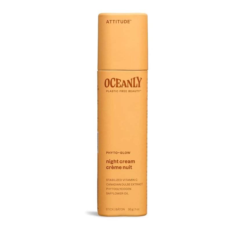 Oceanly Night Cream Bar - EWG Verified, Vegan & Plastic-Free | Unscented, 1 Ounce