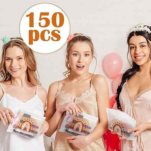 Sweetude 150 Pcs Cna Week Gifts Bulk 2025 Makeup Bags Bulk for Women EVA Christian Cosmetic Bag Thank You Gifts Teacher Nurse Appreciation Rainbow Inspirational Toiletry Pouch with Zipper(Rainbow)