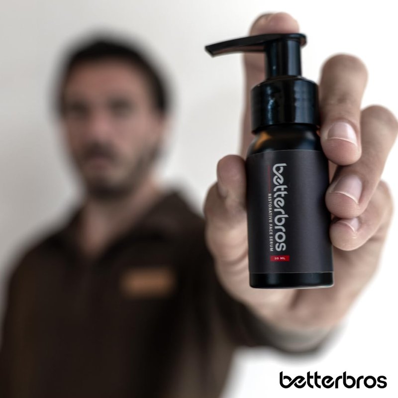 BetterBros Men’s Hydrating Face Serum – Hyaluronic Acid Complex, Anti-Aging & Firming Formula for Smooth, Youthful Skin