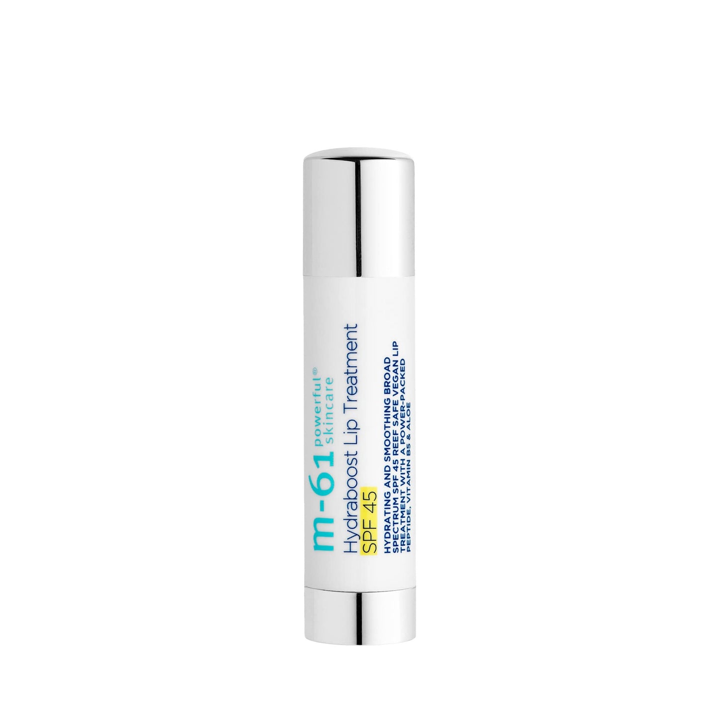 m-61 Hydraboost Lip Treatment | Hydrating, Smoothing, Vegan Lip Balm | Formulated with Aloe, Vitamin B5 & Peptides | Clear, Untinted, Bee Free | Mint Scent | Made in USA