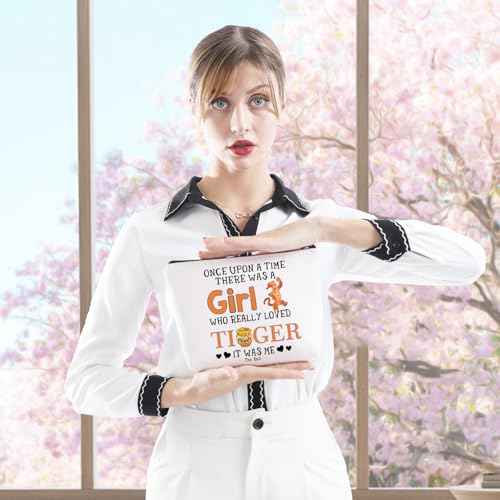 GJTIM Tiger Cartoon Character Gift There Was Who Really Loved Tiger Bag for Fans (Loved Tiger CB)