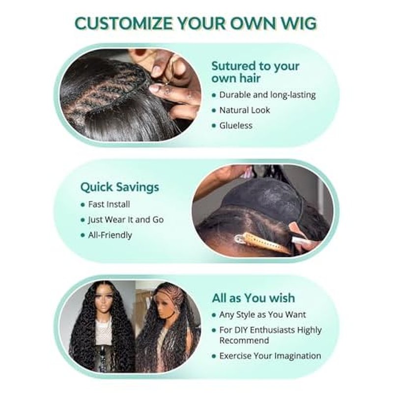 12A Deep Wave Human Hair Bundles 16 Inch Raw Curly Bundles Human Hair 100% Unprocessed 1 Bundles Brazilian Virgin Human Hair Extensions Quick Weave Natural Black Color
