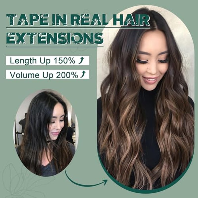 Benehair 20pcs Remy Tape in Hair Extensions Human Hair Ash Blonde&Bleach Blonde Seamless Skin Weft Tape in Real Human Hair Extensions Straight Hair 18 Inch 30g #18P613