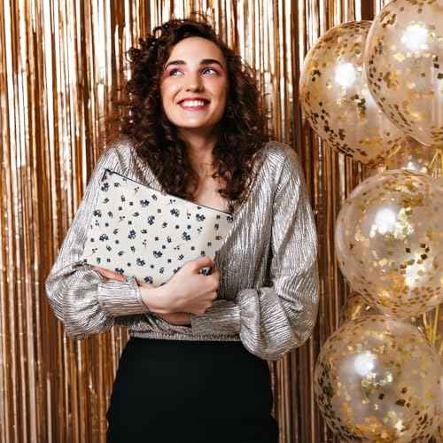 4PCS Floral Makeup Bags for Women, Cute Flower Aesthetic Travel Toiletry Bag, Coquette Cosmetic Bag, Portable Zipper Pouch Cosmetics Pouch Gifts for Women Girls Girlfriend Mom