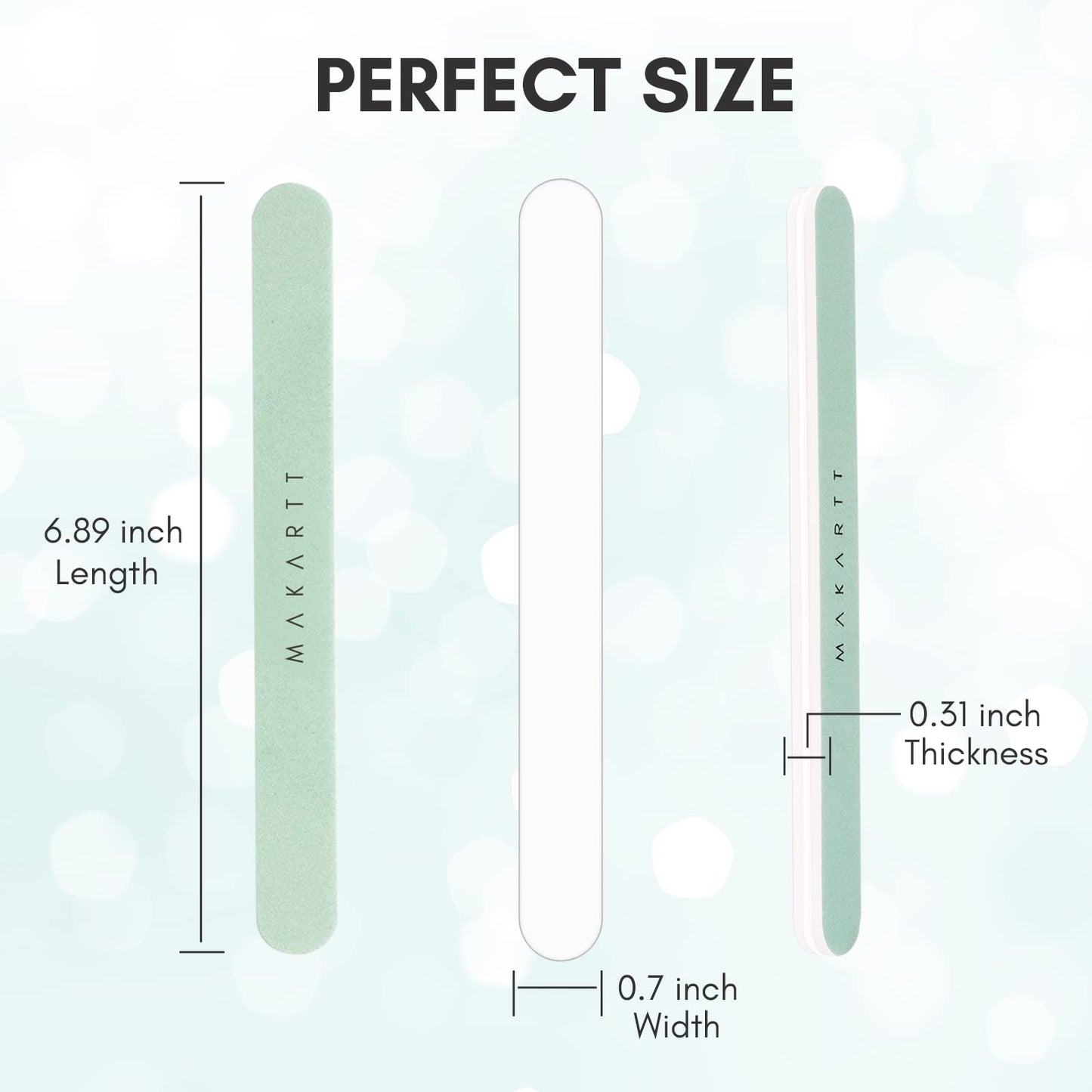 Makartt Nail Buffer for Natural Nails： 400/6000 Grit Buffer Kit, 10PCS