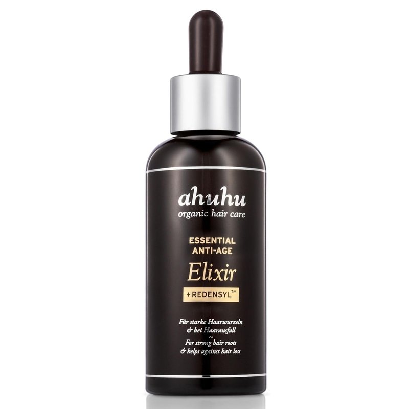 Ahuhu Anti-Age Elixir - Caffeine & Redensyl Scalp Treatment for Thicker Hair | 100ml, Vegan