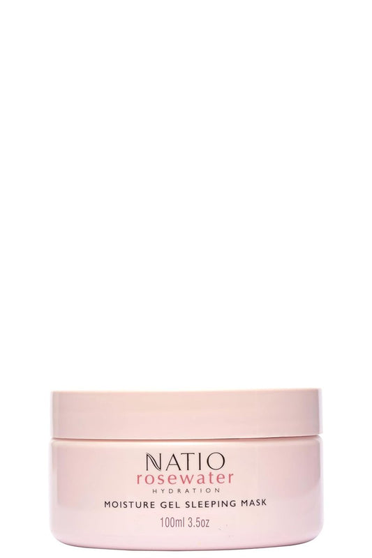 Rosewater Hydration Moisture Gel Sleeping Mask - Nourishing Night Cream for Overnight Hydration | 3.5 oz