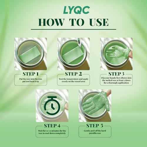 Paraffin Wax Refill, 10 packs of Paraffin Bath Wax for Hands and Feet for relief of stiff muscles and arthritic pain - deeply moisturises and protects the skin of the hands and feet (Aloe vera)