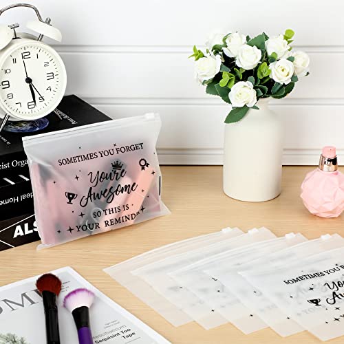 Sweetude 150 Pcs Cna Week Gifts Bulk 2025 Makeup Bags Bulk for Women EVA Christian Cosmetic Bag Thank You Gifts Teacher Nurse Appreciation Rainbow Inspirational Toiletry Pouch with Zipper(Simple)