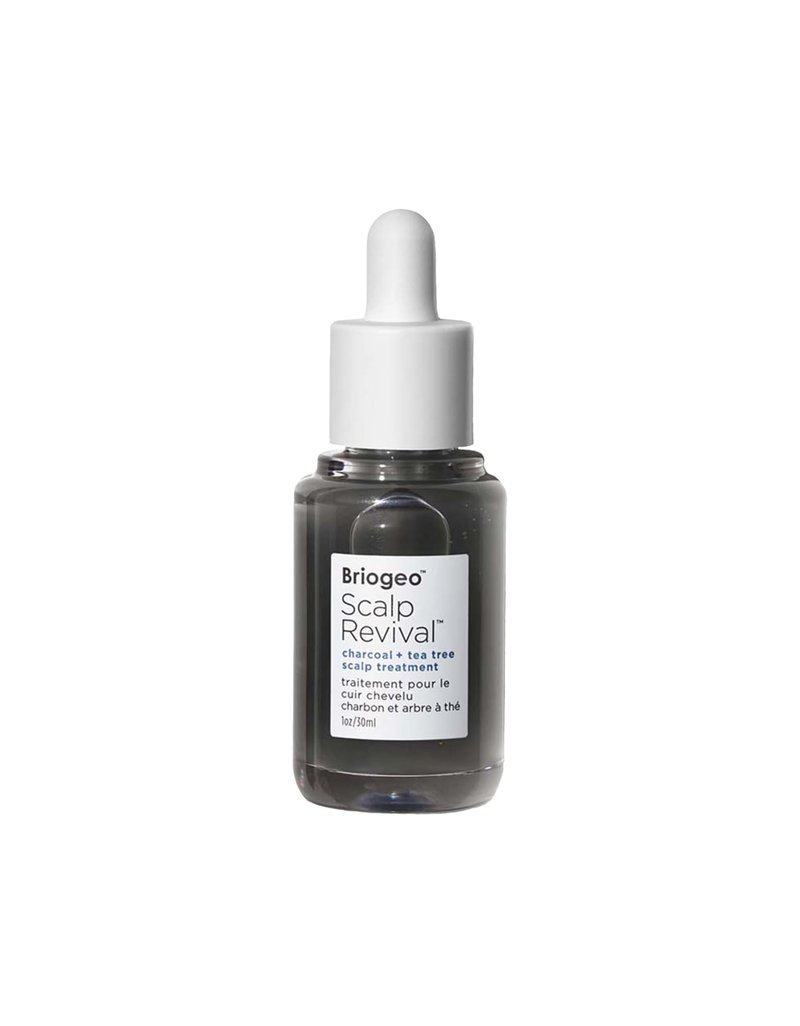 Briogeo Scalp Revival Charcoal + Tea Tree Scalp Treatment | Leave-In Serum for Dry, Flaky, or Itchy Scalp | Hydrating & Balancing | Vegan & Cruelty Free | 1 oz