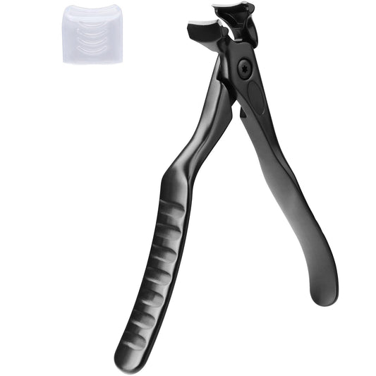 XGIZMOO Toenail Clippers for Thick Toenails-Angled Head,Toe Nail Clippers for Thick Nails for Seniors,Finger Nail Clippers for Men with Wide Jaw Opening, Heavy-Duty Nail Cutters