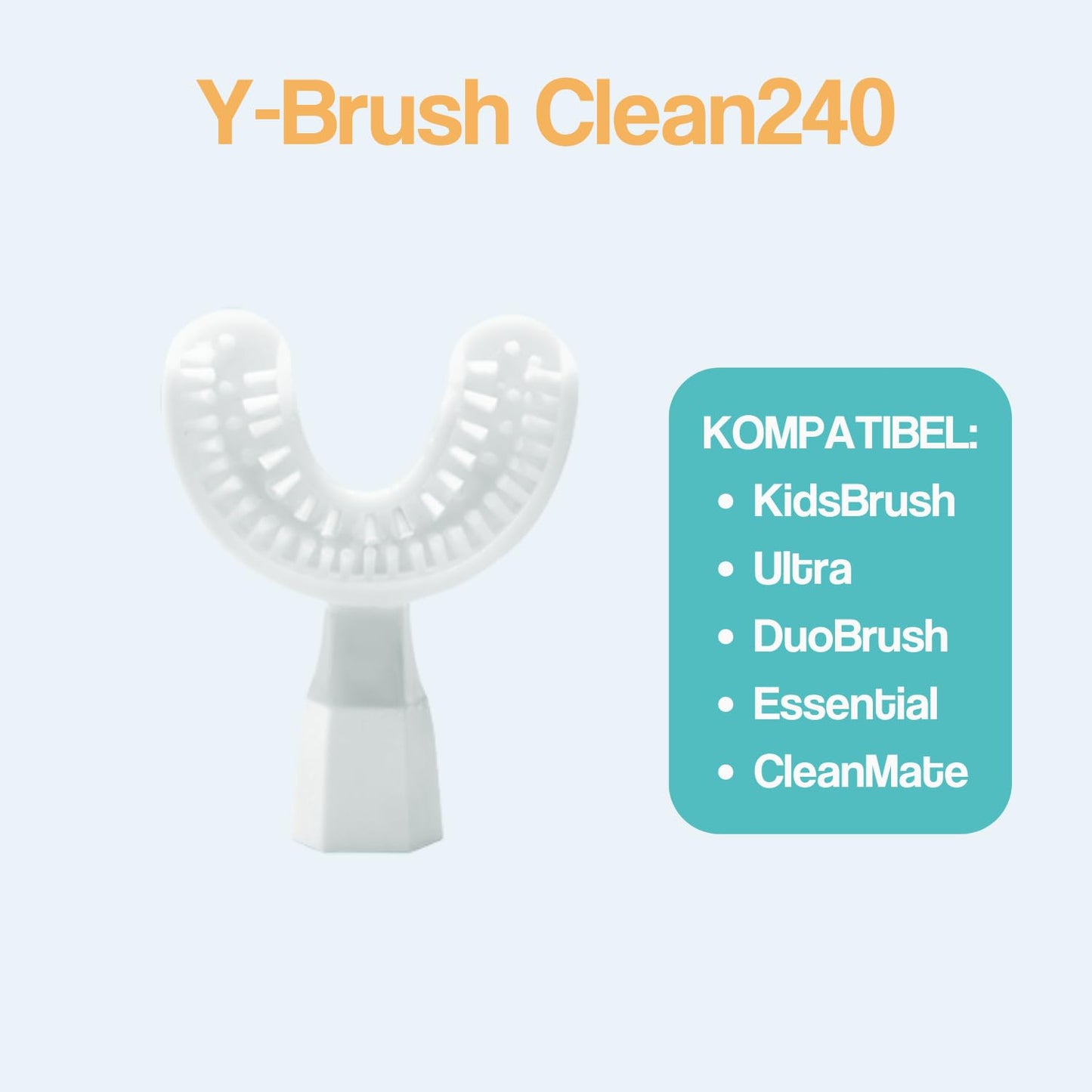 Y-Brush Clean240 S Replacement Head Kids - for Kidsbrush & Ultra