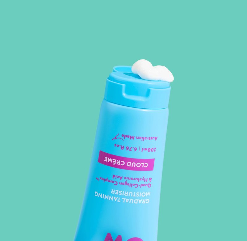 Australian Glow “Cloud Crème” Gradual Tanning Lotion w/Quad-Collagen Complex & Hyaluronic Acid - 6.76 fl. oz / 200ml