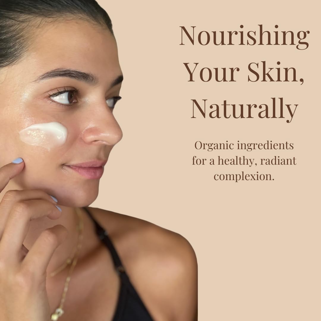 Lunectar Organic Bee Venom Soothing & Repair Moisturizer - Anti-Aging Face Cream with Bee Venom, Aloe Vera, Niacinamide, and Squalane - For Fine Lines, Wrinkles, and Redness - 4 oz