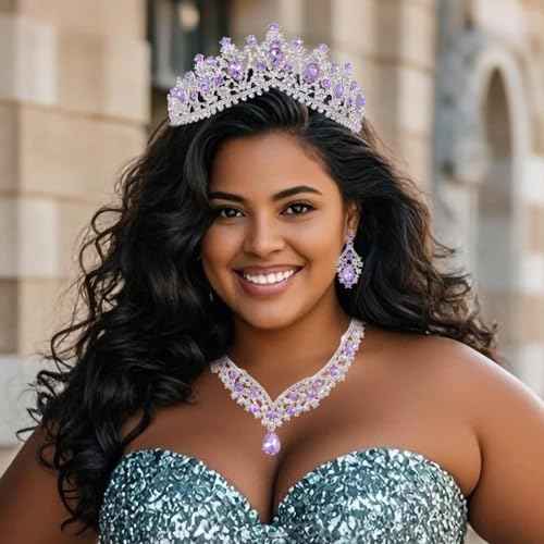 Kamirola - Queen Crown and Tiara Princess Crown for Women and Girls Crystal Headbands for Bridal, Wedding Gothic Halloween Costumes for Women Prom Christmas Halloween Birthday Prom Pageant Party£¨TR23£©