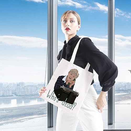 Murder TV Show Inspired Gift TV Murder Mystery Series Gift Jessica Fan Present Who¡¯s Dead Tote Bag (Who¡¯s Dead Tote)