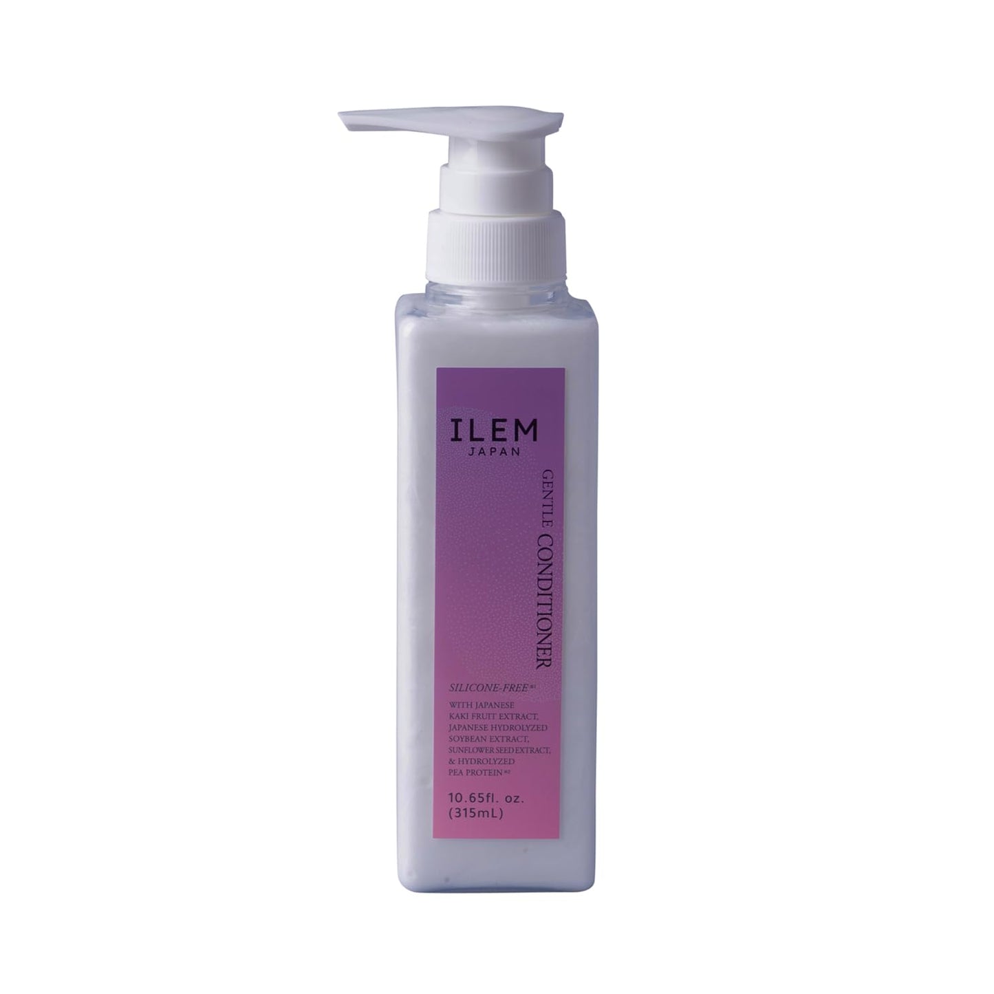 ILEM JAPAN Gentle Conditioner | Daily Use Mild Conditioner For Silky & Smooth Hair | For Women & Men, Nourishing Hair & Scalp | With Sunflower Seed & Pea | 315ml