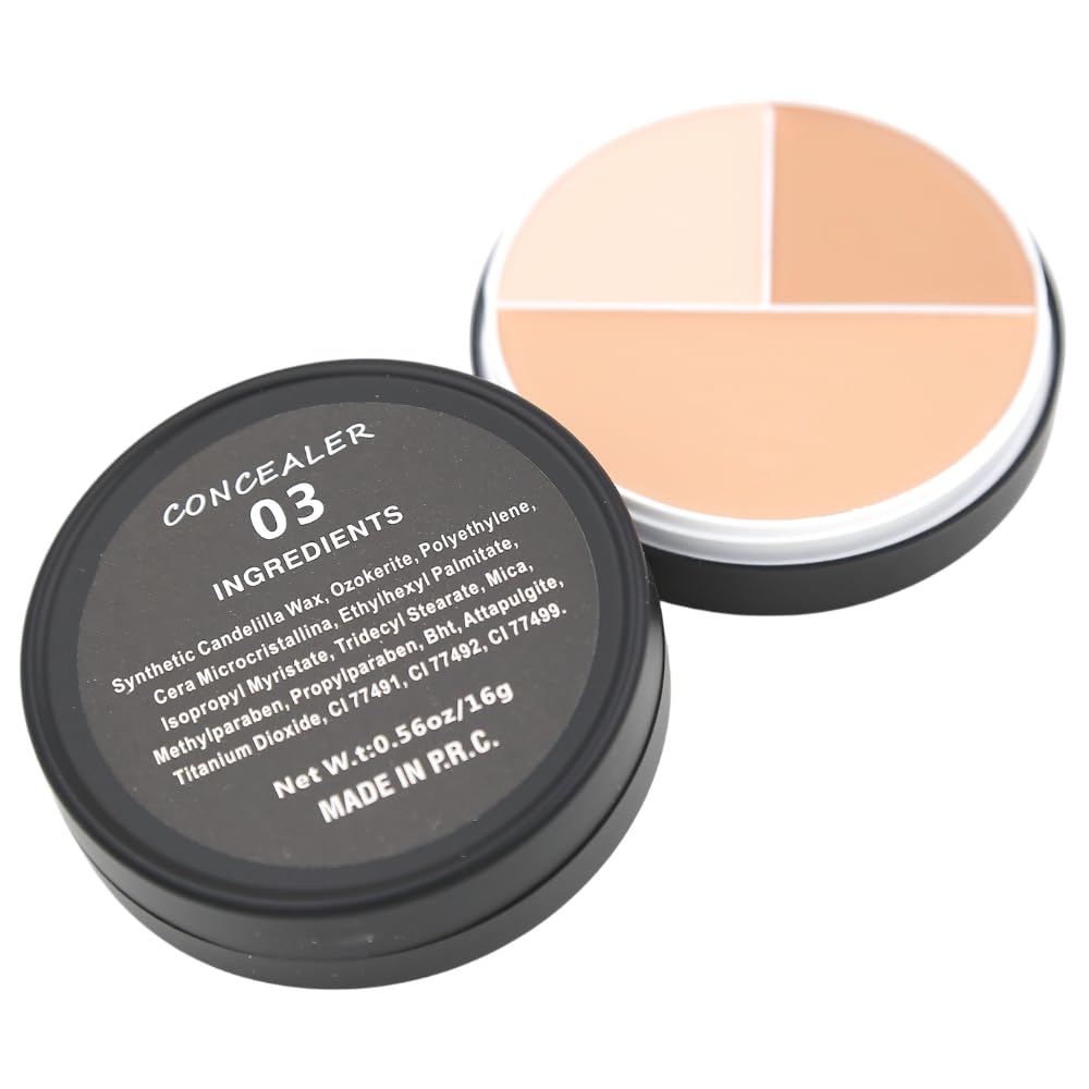 Mesvol 3 Color Concealer Cream Contour Correct 03