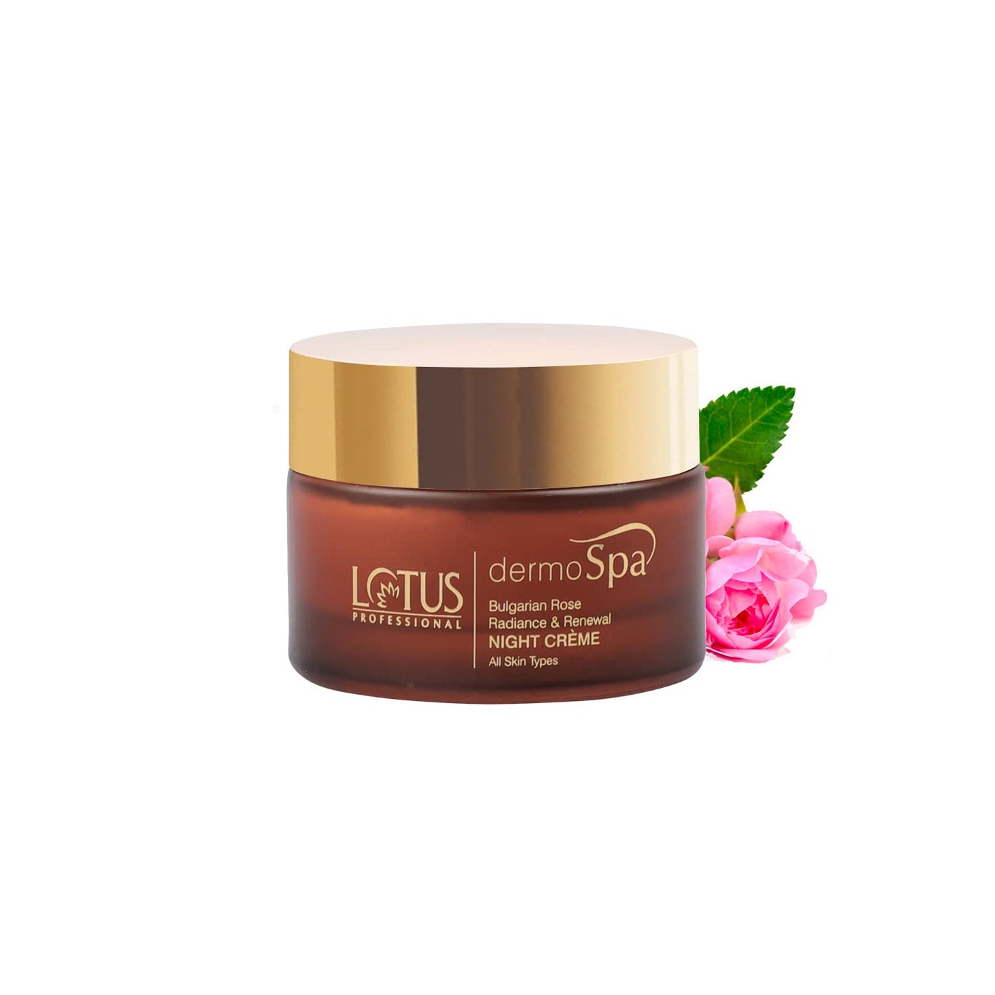 Lotus Professional Dermo Spa Bulgarian Rose Radiance and Renewal Night Creme, 50g