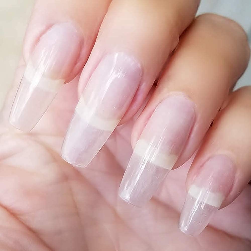AIMEILI Builder Base Clear Sheer Color Gel, No Need Slip Solution Builder Extension