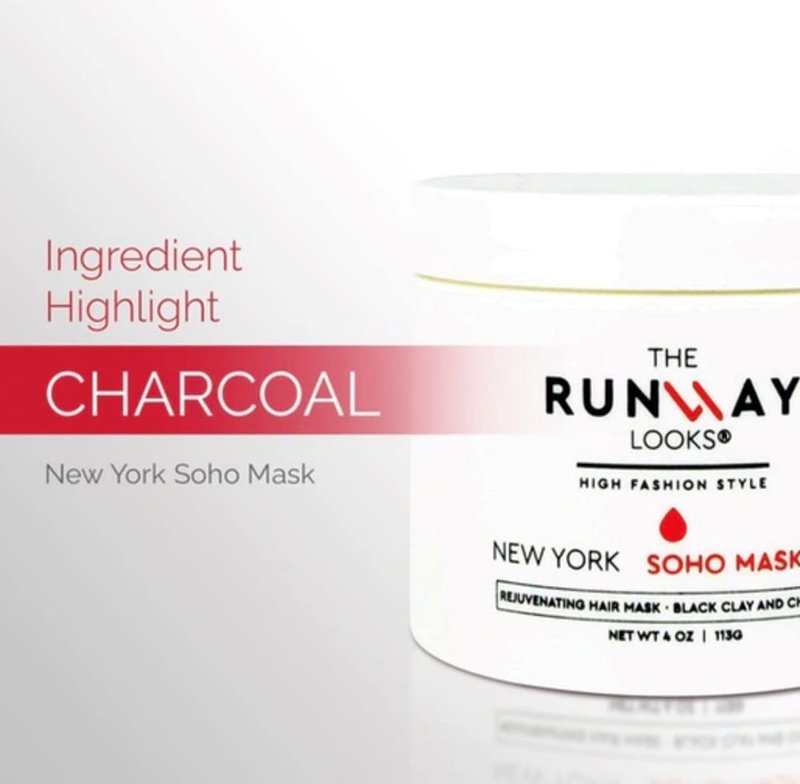 Soho Rejuvenating Hair Mask - Black Clay Charcoal for Nourished, Stronger Hair | 4oz