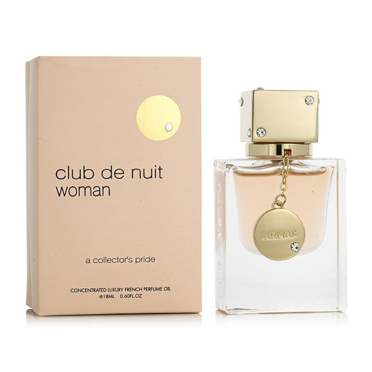Armaf Club de Nuit – Fruity, Floral, Woody, Musk – Concentrated Perfume Oil Long-Lasting Fragrance for Women, 0.6 Ounce / 18 ml