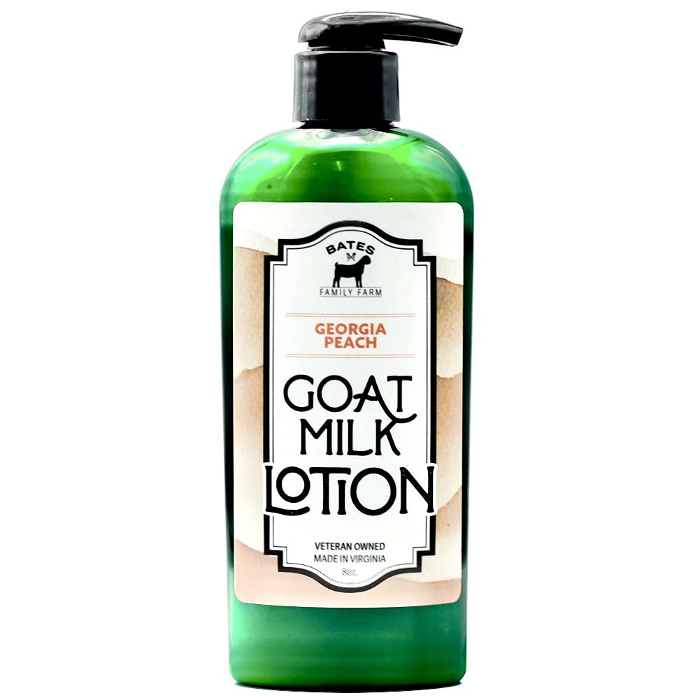Bates Family Farm Goat Milk and Shea Butter Lotion 8 Oz (Georgia Peach)
